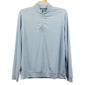 Johnnie-O 1/4 Zip Long Sleeve Pullover - Men's M